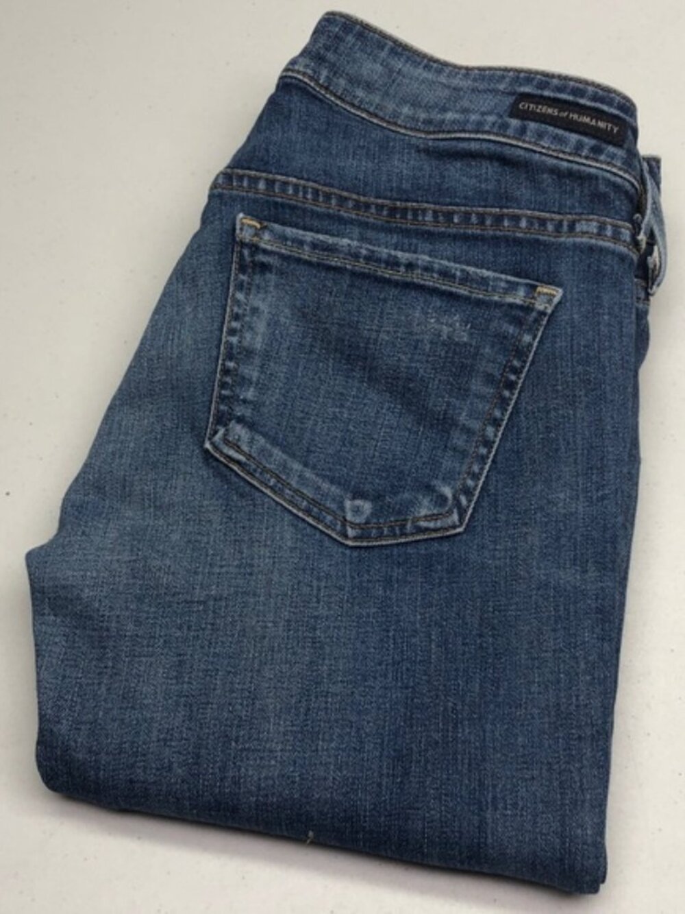 CITIZENS OF HUMANITY MID-RISE SKINNY JEANS 28x30 MADE IN USA 🇺🇸